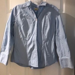 Ann Taylor powder blue shirt